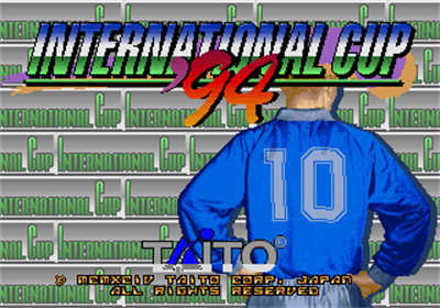 International Cup '94 - Screenshot - Game Title Image