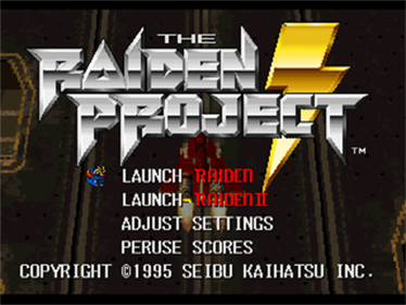 The Raiden Project - Screenshot - Game Select Image