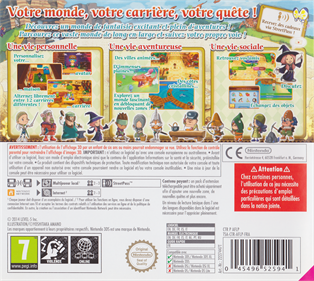 Fantasy Life - Box - Back Image