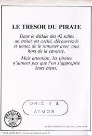 Le Tresor du Pirate - Box - Back Image