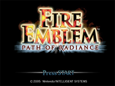 Fire Emblem: Path of Radiance - Screenshot - Game Title Image
