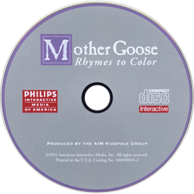 Mother Goose: Rhymes to Color - Disc Image