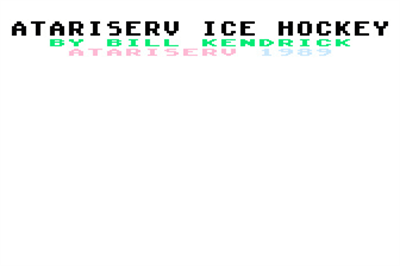 AtariServ Ice Hockey - Screenshot - Game Title Image