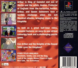 The Sword of Camelot - Box - Back Image