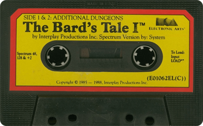 The Bard's Tale - Cart - Front Image