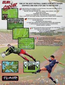 Euro Soccer - Box - Back Image