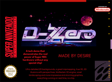 D-Zero - Fanart - Box - Front Image