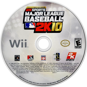 Major League Baseball 2K10 - Disc Image