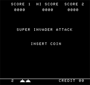 Super Invader Attack - Screenshot - Game Title Image