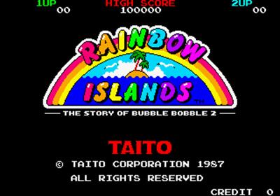 Rainbow Islands: The Story of Bubble Bobble 2 - Screenshot - Game Title