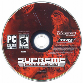 Supreme Commander - Disc Image