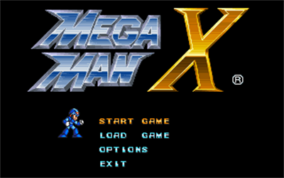 Mega Man X - Screenshot - Game Title Image