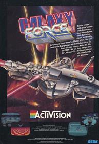 Galaxy Force - Advertisement Flyer - Front Image