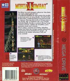Mortal Kombat II - Box - Back Image