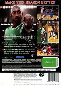 NBA 2K9 - Box - Back Image