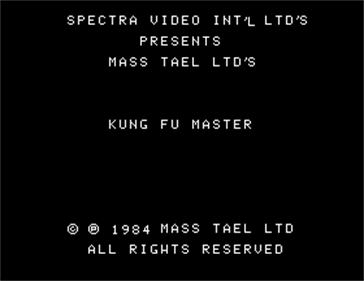 Kung Fu Master - Screenshot - Game Title Image