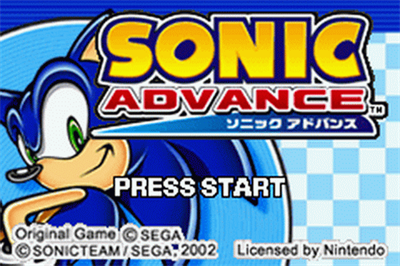 Combo Pack: Sonic Advance + Sonic Pinball Party - Screenshot - Game Title Image