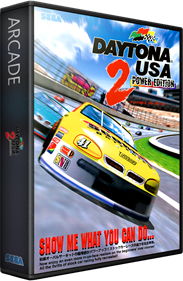 Daytona USA 2: Power Edition - Box - 3D Image