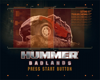 Hummer: Badlands - Screenshot - Game Title Image