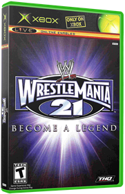 Wrestle Mania 21 - Box - 3D Image