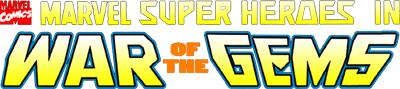 Marvel Super Heroes in War of the Gems - Clear Logo Image