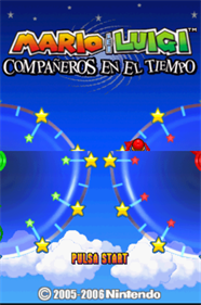 Mario & Luigi: Partners in Time - Screenshot - Game Title Image