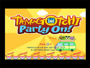 Tamagotchi: Party On! - Screenshot - Game Title Image