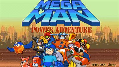 Mega Man Power Adventure - Screenshot - Game Title Image