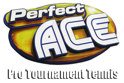 Perfect Ace: Pro Tournament Tennis - Clear Logo Image