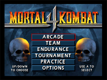 Mortal Kombat 4 - Screenshot - Game Title Image
