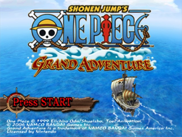 Shonen Jump's One Piece: Grand Adventure - Screenshot - Game Title Image