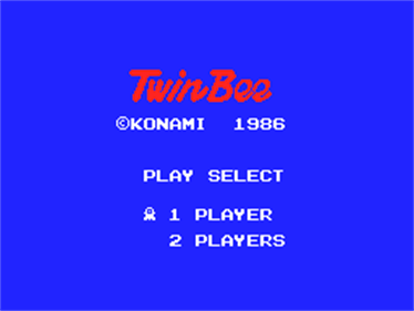 Twin Bee - Screenshot - Game Title Image