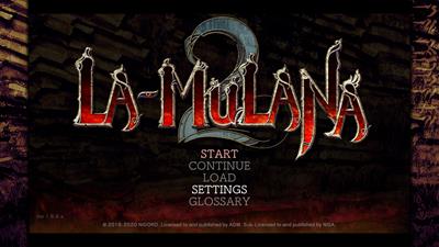 LA-MULANA 2 - Screenshot - Game Title Image