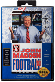 John Madden Football '93 - Box - Front - Reconstructed Image