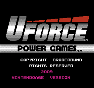 U-Force Power Games - Screenshot - Game Title Image