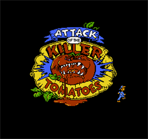 Attack of the Killer Tomatoes - Screenshot - Game Title Image