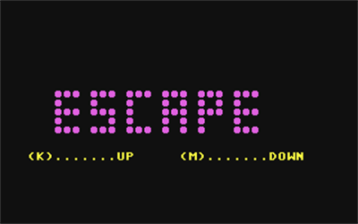 Escape (Fontana Paperbacks) - Screenshot - Game Title Image