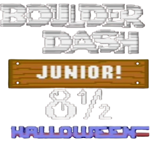 Boulder Dash Junior! 8 1/2 Halloween Edition - Clear Logo Image