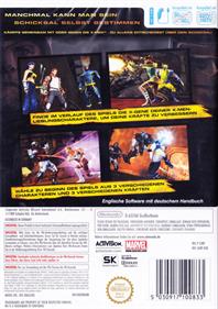 X-Men: Destiny - Box - Back Image