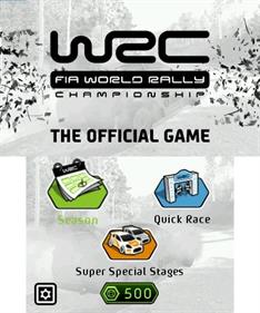 WRC FIA World Rally Championship: The Official Game - Screenshot - Game Title Image