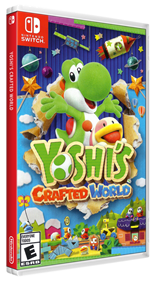 Yoshi's Crafted World - Box - 3D Image