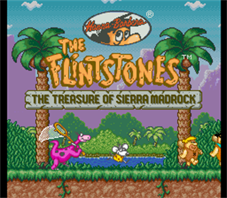 The Flintstones: The Treasure of Sierra Madrock - Screenshot - Game Title Image