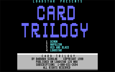 Card Trilogy - Screenshot - Game Title Image
