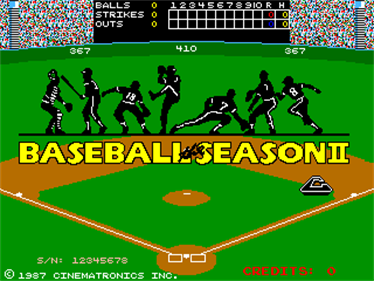 Baseball: The Season II - Screenshot - Game Title Image