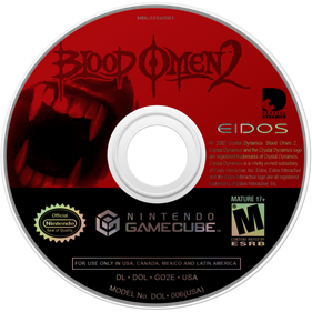 The Legacy of Kain Series: Blood Omen 2 - Disc Image