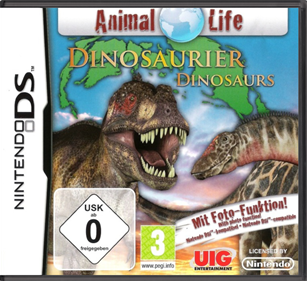 Animal Life: Dinosaurs - Box - Front - Reconstructed Image