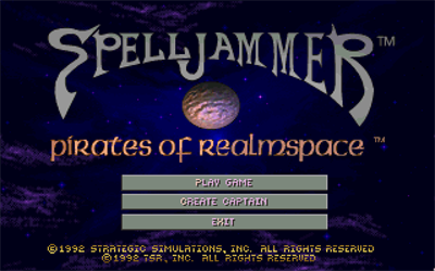 Spelljammer: Pirates of Realmspace - Screenshot - Game Title Image