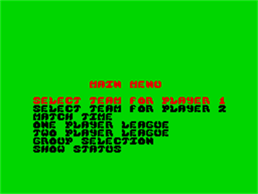 Peter Beardsley's International Football  - Screenshot - Game Select Image