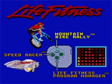 Exertainment Mountain Bike Rally / Speed Racer - Screenshot - Game Title Image