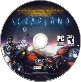 American McGee Presents Scrapland - Disc Image